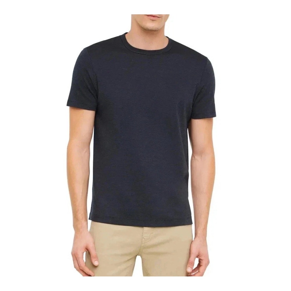Banana Republic Mens Luxe Touch Tee Black Short Sleeve Crew Neck T-Shirt XL New